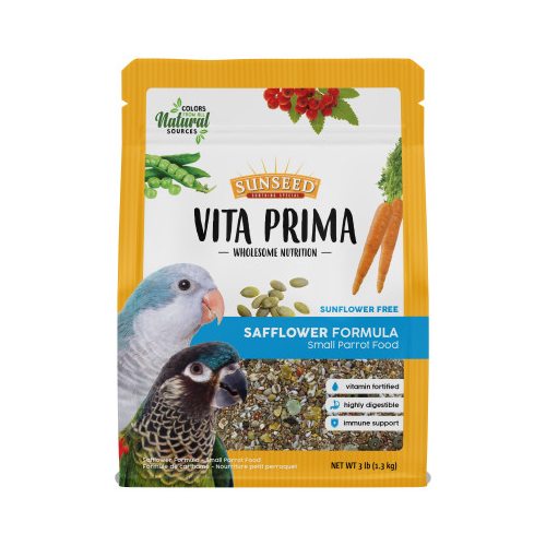 SUNSEED VITA PRIMA SMALL PARROT W/ SAFFLOWER 3LB 04859759