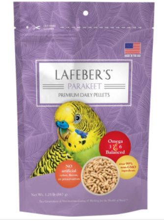 LAFEBER® PARAKEET PELLETS 1.25 LB (062-81530)
