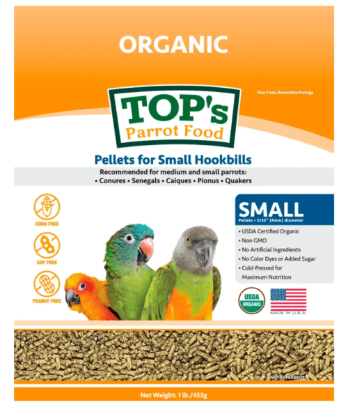 TOP's small parrot pellets (1LB)