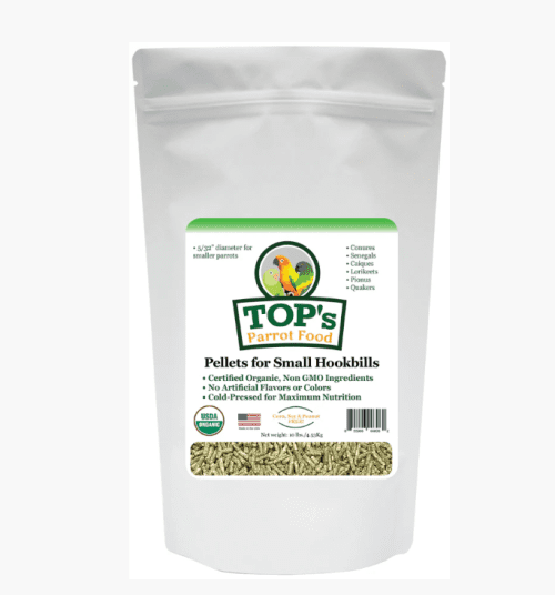 TOP's small parrot pellets (10LB)