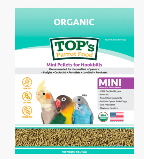 TOP's mini parrot pellets (1LB)