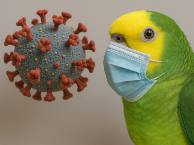 amazone avec un masque