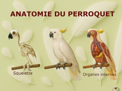 anatomie du perroquet image